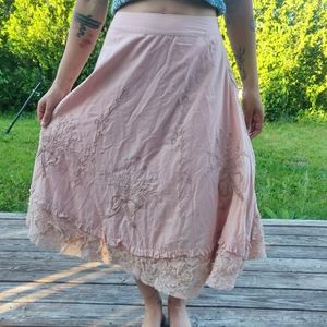 Pale pink vintage skirt